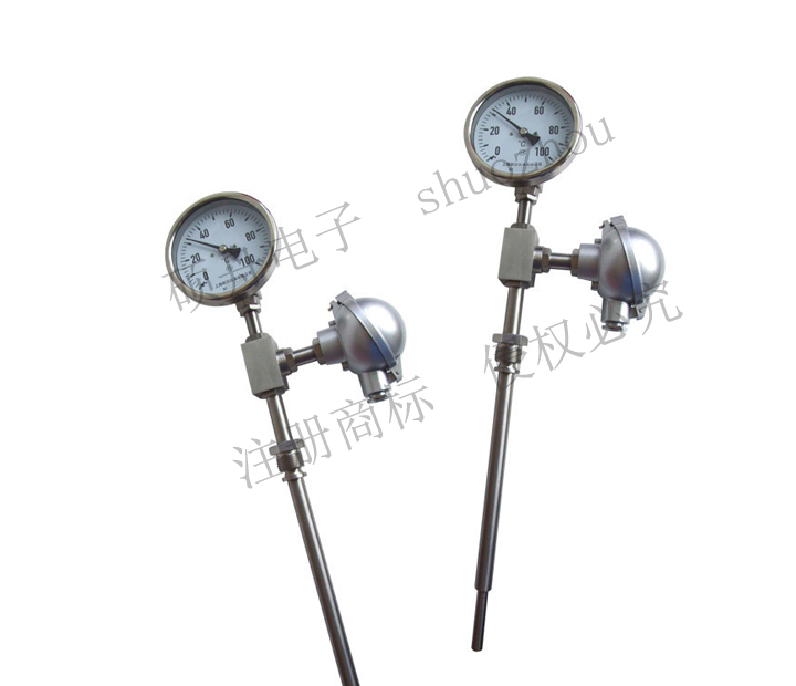 带热电阻远传双金属温度计