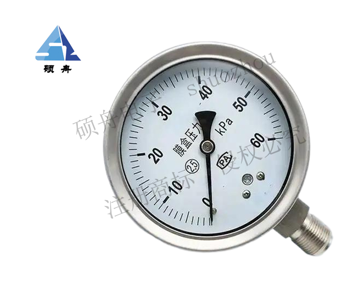 不锈钢膜盒压力表